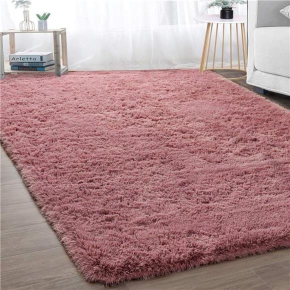 Soft Modern Indoor Large Shaggy Rug for Bedroom Livingroom Dorm Kids Room Home - Picture 1 of 6